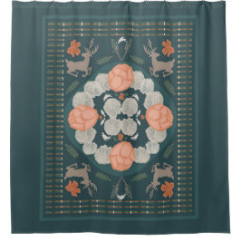 Cortina De Ducha Woodland encantado