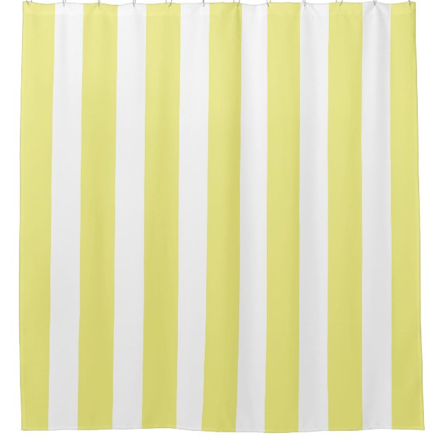 Cortina De Ducha yellow vertical stripes (Anverso)