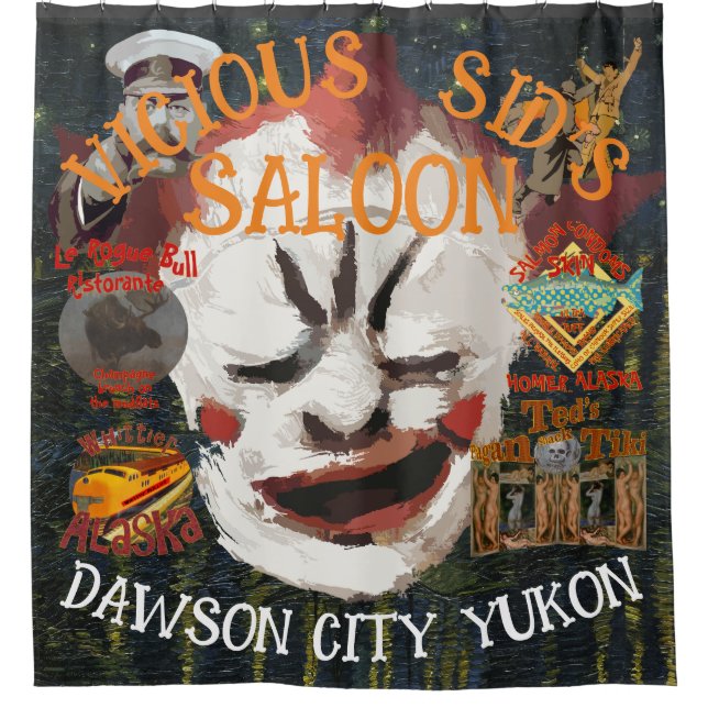 CORTINA DE DUCHA YUKON, EL BAR CASSOULET DE DAWSON CITY (Anverso)