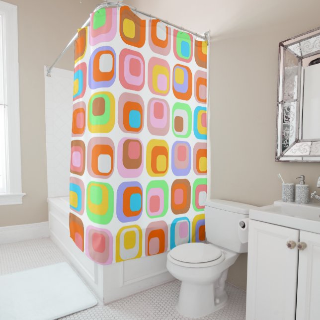 Cortina De Ducha zappwaits retro (In situ)