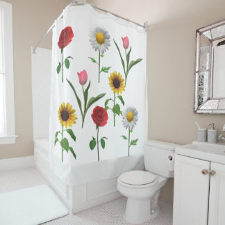 Cortina De Ducha Zazzle Tile cerámico 4.25" x 4.25, pequeño