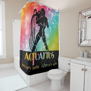 Cortina De Ducha Zodiac : Diseño del espacio acuario arcoiris
