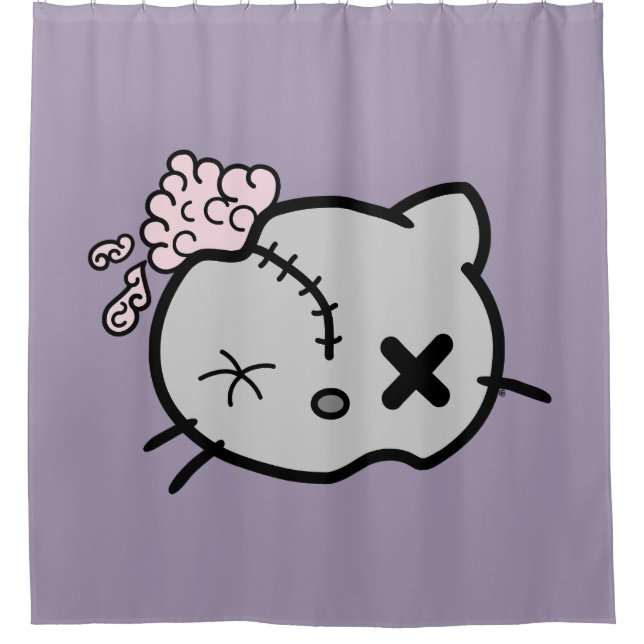 Cortina De Ducha Zombie Kitty (Anverso)
