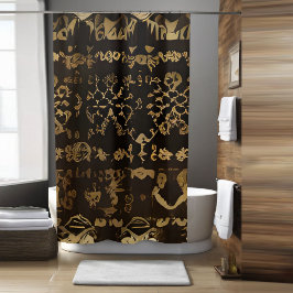 Cortina tribal de ducha estilo 2