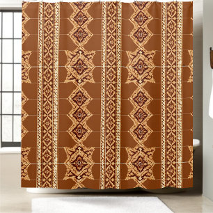 Cortina tribal de ducha estilo 2