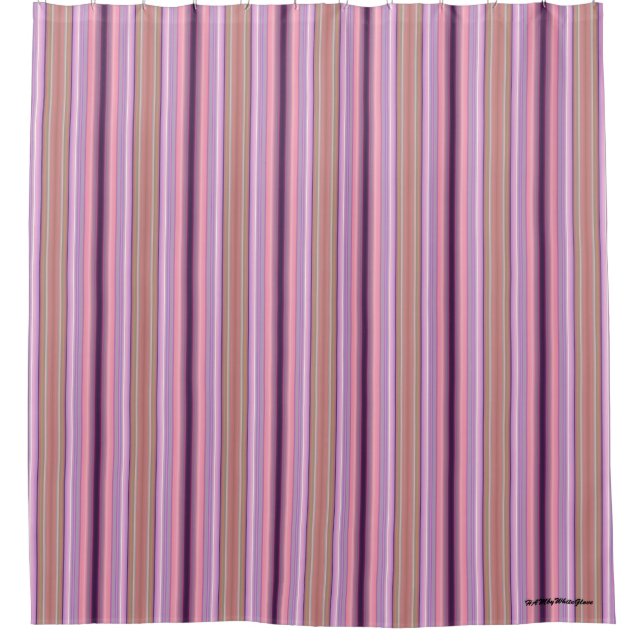 Cortinas de ducha HAMbyWG - Gradiente "Rhubarb" (Anverso)