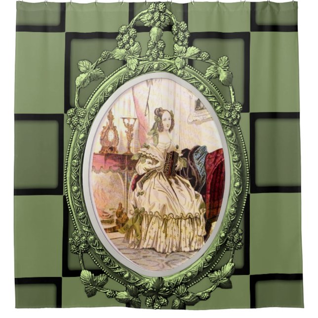 Cortinas de ducha victorianas (Anverso)