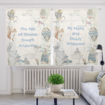 Cortinas personalizables para nursery de Beatrix P