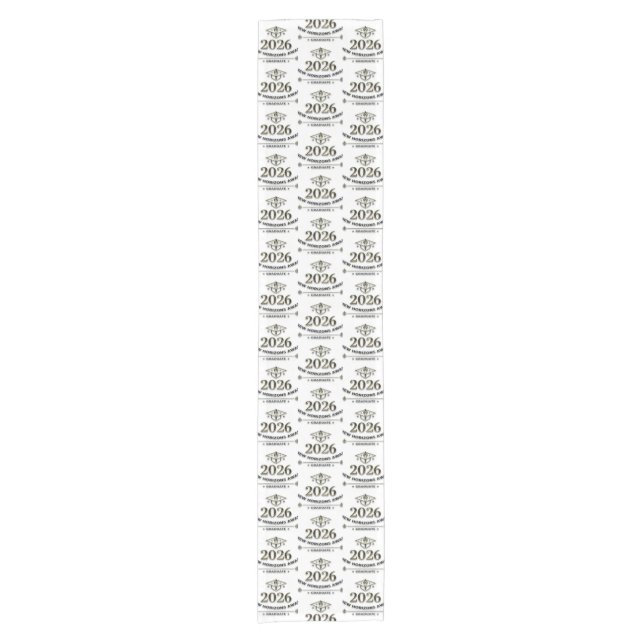Corto Graduation Table Runner / Camino de Mesa (Anverso)