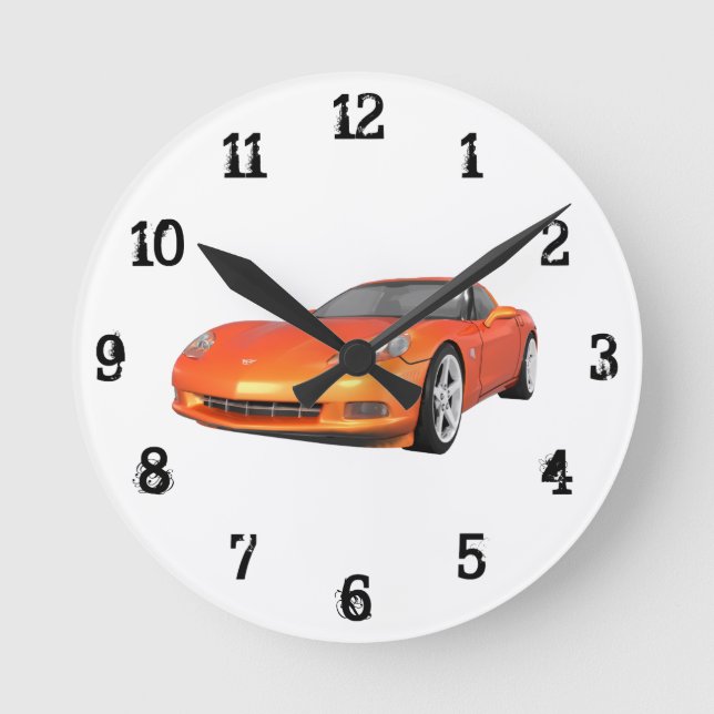 Corvette 2008: Reloj de pared (Anverso)