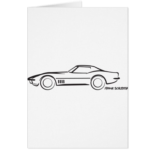 Corvette BLK de punta dura (Frente)