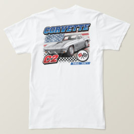 Corvette C2 - Camiseta de dos caras para hombres