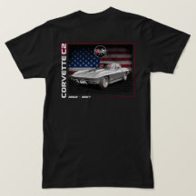 Corvette C2 - Camiseta de dos caras para hombres
