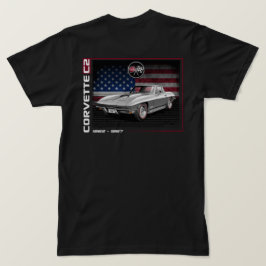 Corvette C2 - Camiseta de dos caras para hombres