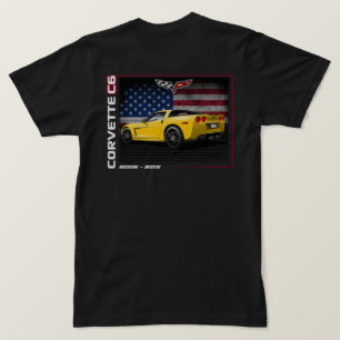 Corvette C6 - Camiseta masculina de dos caras
