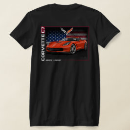 Corvette C7 - camiseta de dos caras de mujeres