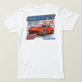 Corvette C7 - Camiseta de dos caras para hombres