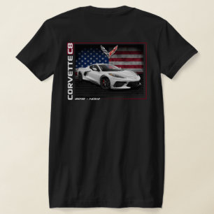 Corvette C8 - Camiseta de dos caras para mujeres