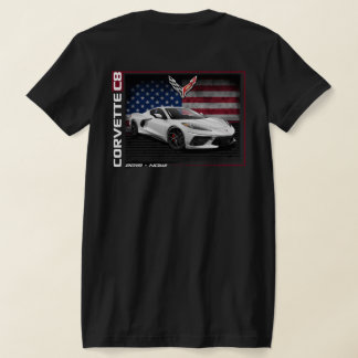 Corvette C8 - Camiseta de dos caras para mujeres