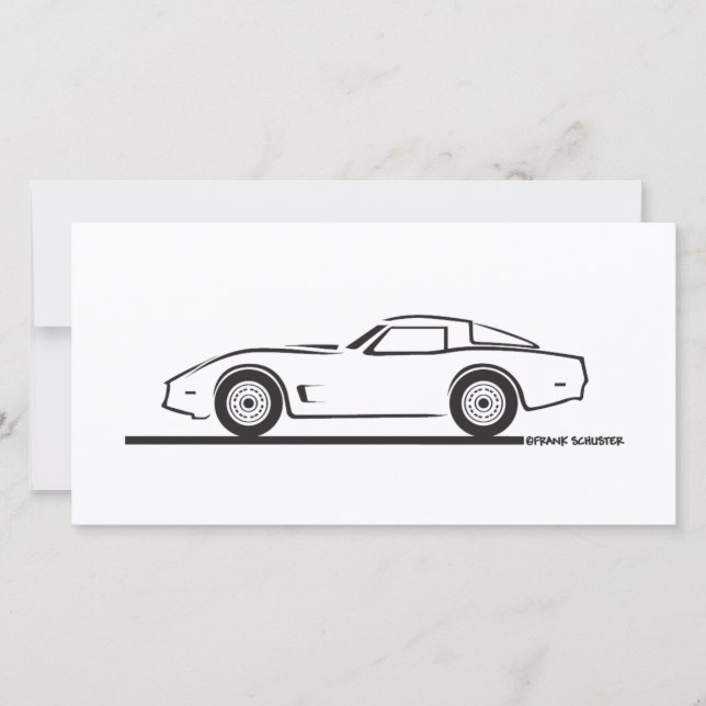 Corvette de Chevrolet 1980-82 (Anverso)