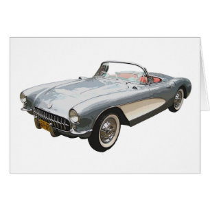 Corvette de Silvery blue 1959