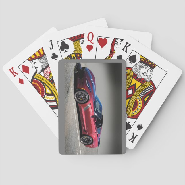 Corvette jugando cartas (Reverso)
