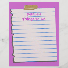 Cosa de hacer Stationery con membrete