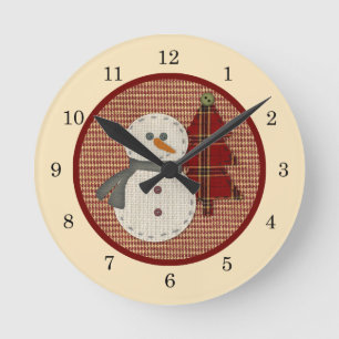 Cosa el reloj de pared del navidad
