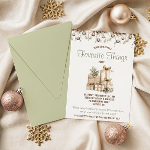 Cosa Favorita Navidad, Invitación a Fiesta Navideñ