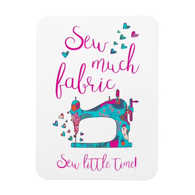 Cosa mucho imán de costura de la tela (Vertical)