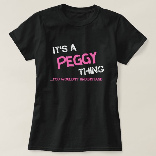 Cosa peggy que no entenderías de la camiseta (Diseño del anverso)