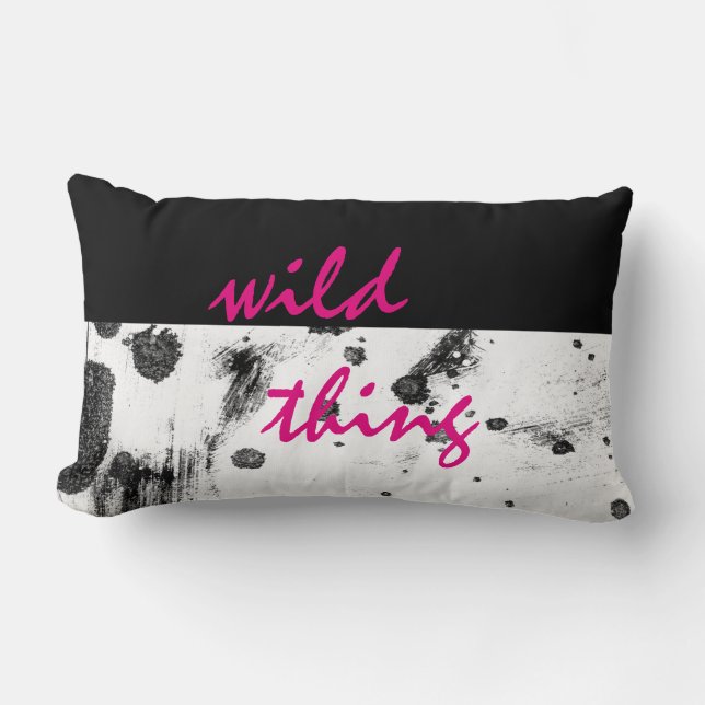 cosa salvaje arrojar almohada arte abstracto negri (Anverso)