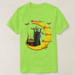 Cosas atemorizantes Camiseta Verde Halloween Unise