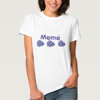 Cosas con flores azules para regalar t-shirt