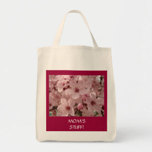 ¡COSAS DE MAMÁ! Bolsas tote regalos Flores rosadas