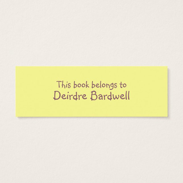 Cosas de primavera ・ Flor amarilla (Atrás)