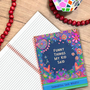 Cosas Divertidas Que Mi Hijo Dijo Cuaderno Persona