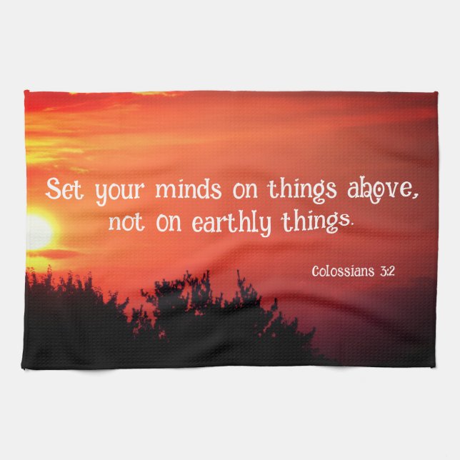 Cosas encima de la toalla de cocina (Horizontal)