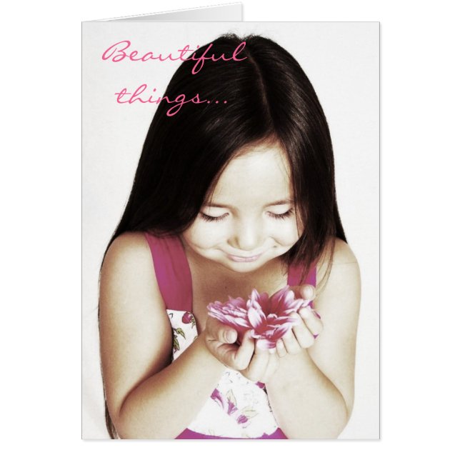 Cosas hermosas… (Frente)