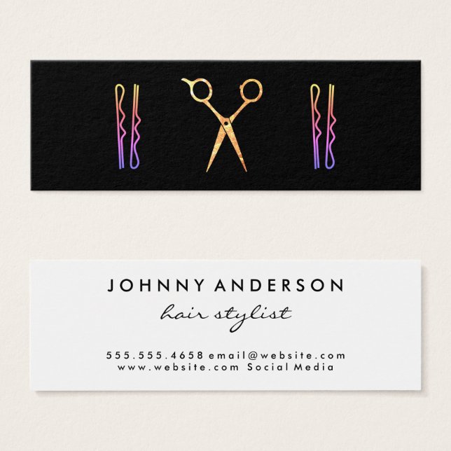 Cosas modernas / Pins de pelo Cita III (Anverso y reverso)