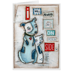 Cosas para decirle a sus hijos tarjeta - A su lado