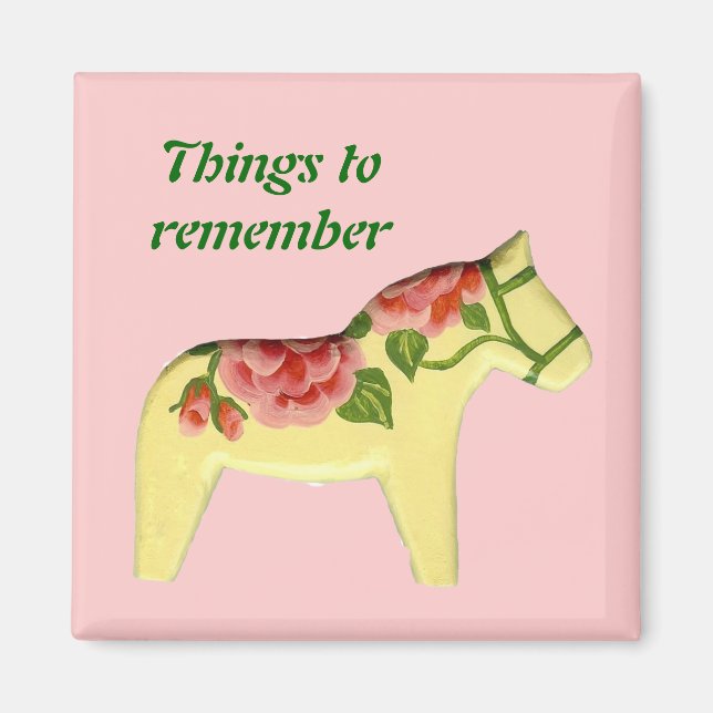 Cosas para recordar el imán (Frente)