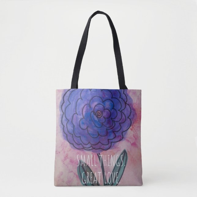 Cosas pequeñas Gran Amor Bolsa de Tote - Imagen co (Anverso)