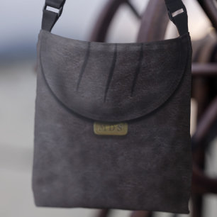 Cosas piratas fáciles, bolsa de crossbody marrón o