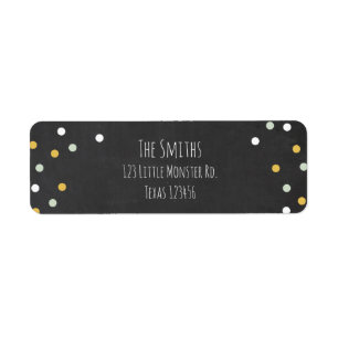 Cosas salvajes Etiqueta de la dirección de devoluc