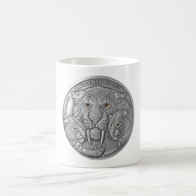 COSAS SALVAJES: Taza del blanco de la familia de (Centro)