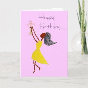 COSAS SENCILLAS Tarjeta de saludo de cumpleaños