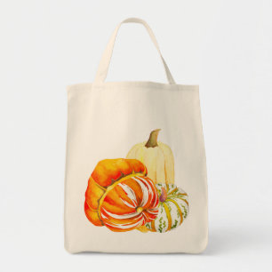 Cosecha de calabaza en una bolsa de algodón (4-II