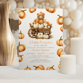 Cosecha de calabaza Invitación de Baby Shower de o
