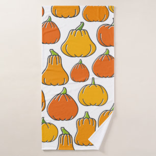 Cosecha de calabaza sin costuras. Orano maduro